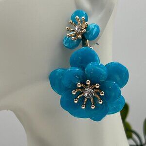 Lilly Pulitzer Blue Floral Earrings